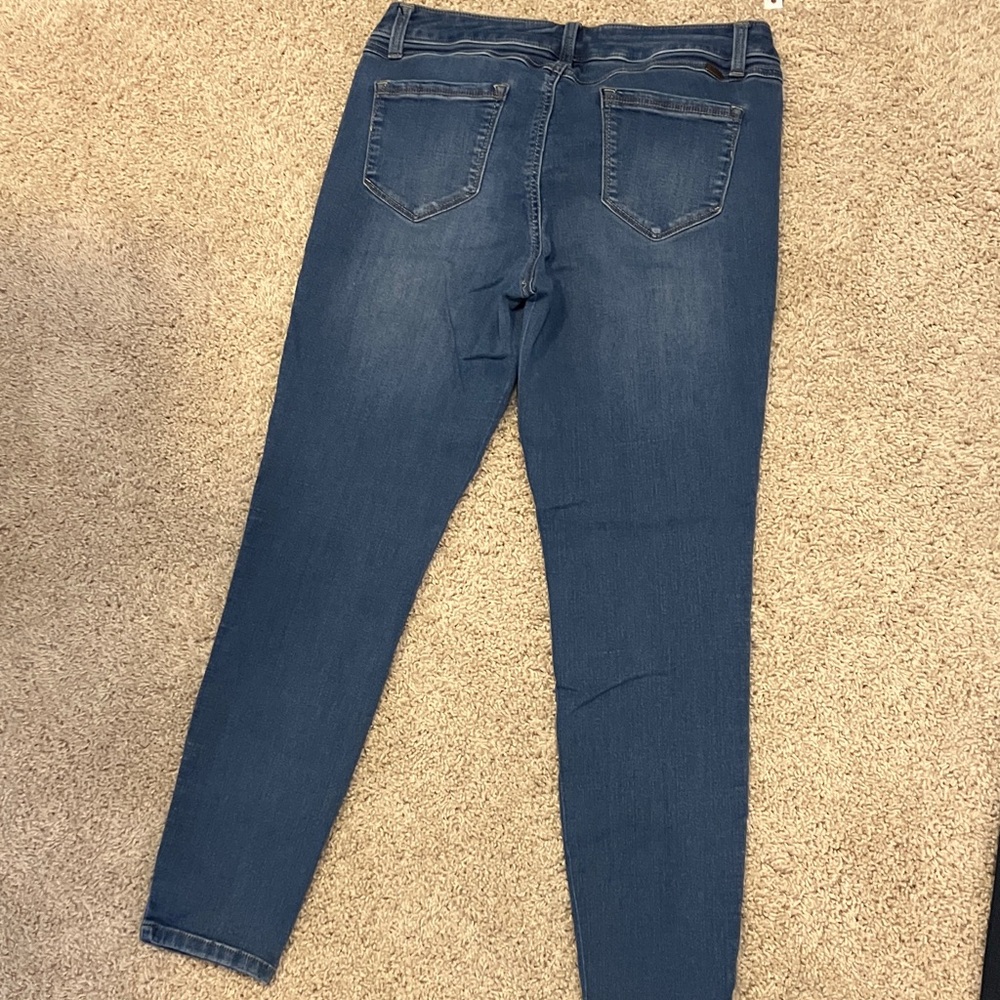 Women’s soft stretchy Skinny Jeans in Blue - Picture 5 of 6